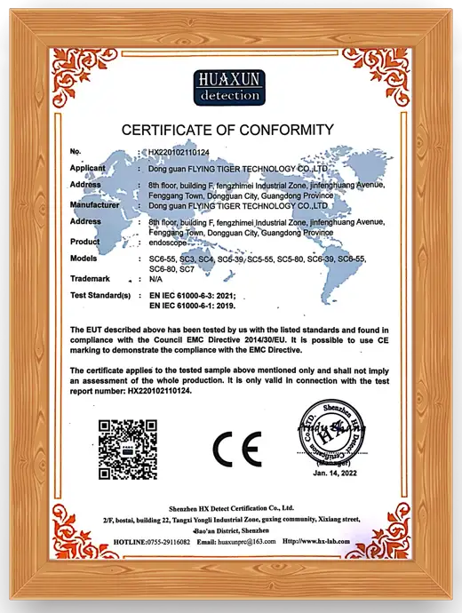 CE certificate